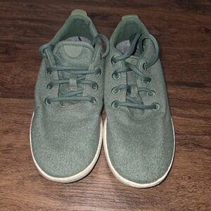 Allbirds Wool Runners Green Wool Shoes Mens Size 10